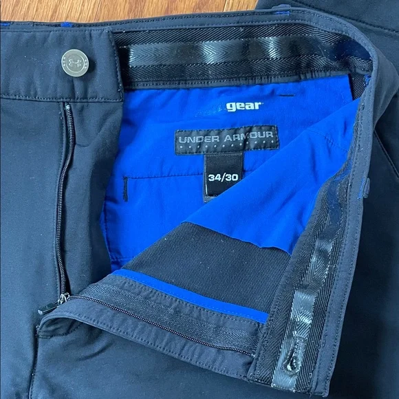 Under Armour Men's Black Cold Gear Pants 34/30 - Picture 2 of 4